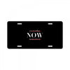 Yesterday Now Tomorrow License Plate