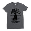 Best Friend Bull Terrier Ladies Fitted T-Shirt