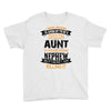 Super Cool Aunt Of A Freaking Awesome Nephew Youth Tee