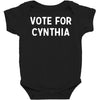 vote for cynthia Baby Bodysuit