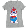 wild aztec monster Ladies Fitted T-Shirt