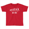 The Evolution of Rock Toddler T-shirt