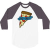 life is a pizza party 3/4 Sleeve Shirt