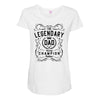 The Legendary Dad World Champion Maternity Scoop Neck T-shirt