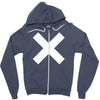 cross logo Zipper Hoodie