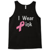 junior's breast cancer awareness i wear pink Tank Top