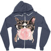 cat Zipper Hoodie