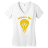 lighten up Women's V-Neck T-Shirt