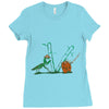 at last we meet Ladies Fitted T-Shirt