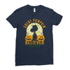 great pumpkin believer Ladies Fitted T-Shirt