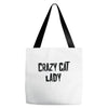 crazy cat lady Tote Bags