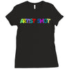 artist shot Ladies Fitted T-Shirt