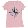 compass sun Ladies Fitted T-Shirt