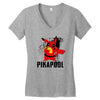 PikaPool Women's V-Neck T-Shirt