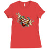 not today satan Ladies Fitted T-Shirt