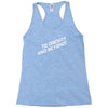 to obesity and beyond Racerback Tank