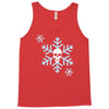 skull snowflakes alternative christmas jumper Tank Top