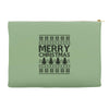 ugly merry christmas Accessory Pouches