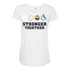Stronger Together Maternity Scoop Neck T-shirt