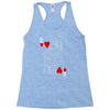 king of hearts playing card Racerback Tank