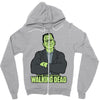 old school zombie Zipper Hoodie