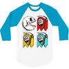 pac skull copy 3/4 Sleeve Shirt