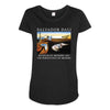 Salvador Dali The Persistence Of Memory Maternity Scoop Neck T-shirt