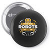 vote robots Pin-back button