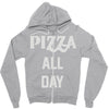 pizza all day Zipper Hoodie