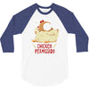 chicken permission 3/4 Sleeve Shirt