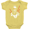 new retro 1980's the terminator Baby Bodysuit