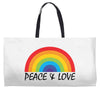 Peace &amp; Love Weekender Totes