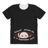 September Peeking Out Asian Baby Boy All Over Women's T-shirt