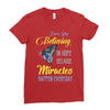 Butterfly Miracles Ladies Fitted T-Shirt