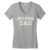 awesome dad Women's V-Neck T-Shirt