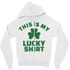 this is my lucky shirt Zipper Hoodie