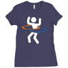 portal hula hooping with portals Ladies Fitted T-Shirt