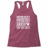 arguing with a psych major Racerback Tank