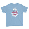 bad cat   gatos locos Youth Tee