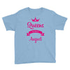 queens are born in august Youth Tee