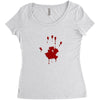 TAKE MY HAND Women's Triblend Scoop T-shirt