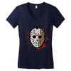 jason voorhees mask Women's V-Neck T-Shirt