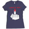 jungle red Ladies Fitted T-Shirt