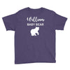 Daddy Bear - Baby Bear Custom Name Youth Tee