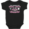 I Love Someone with Breast Cancer to The Moon and Back to Infinity Baby Bodysuit