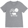 never give up on dreams ladies fitted V-Neck Tee