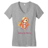 goddesses have more fun Women's V-Neck T-Shirt