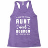 i have two titles aunt and dogmom and i rock them both Racerback Tank