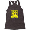 game over funny wedding Racerback Tank