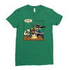 duck slap! Ladies Fitted T-Shirt